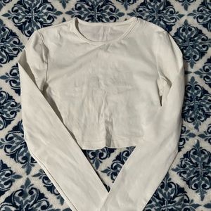White crop top